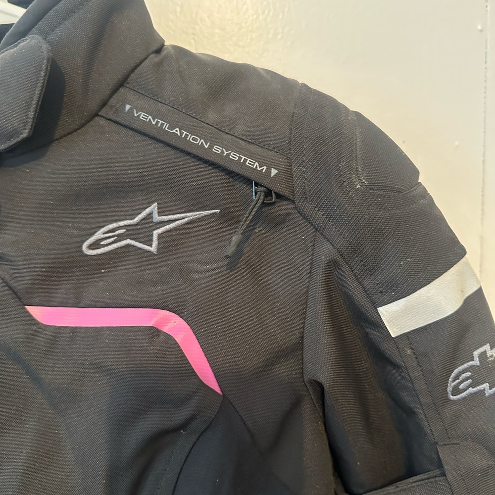 Alpinestars Women's Black and Pink Jacket - Picture 2 of 7